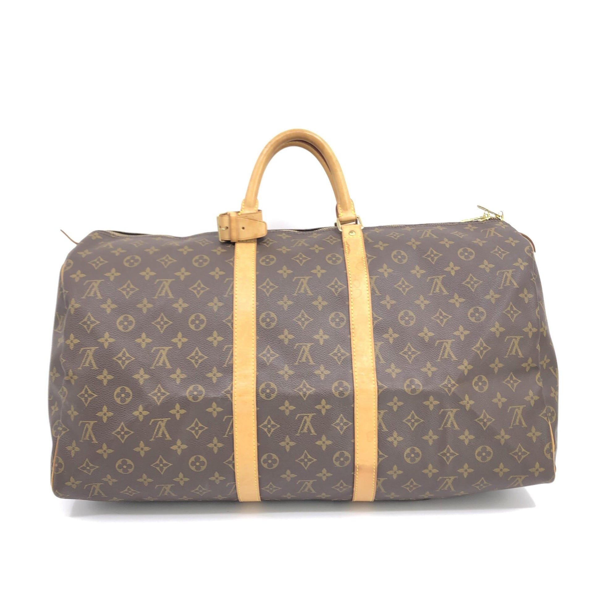 Louis Vuitton Monogram Keepall 55 Handbag - Preloved Elegance with Timeless Charm