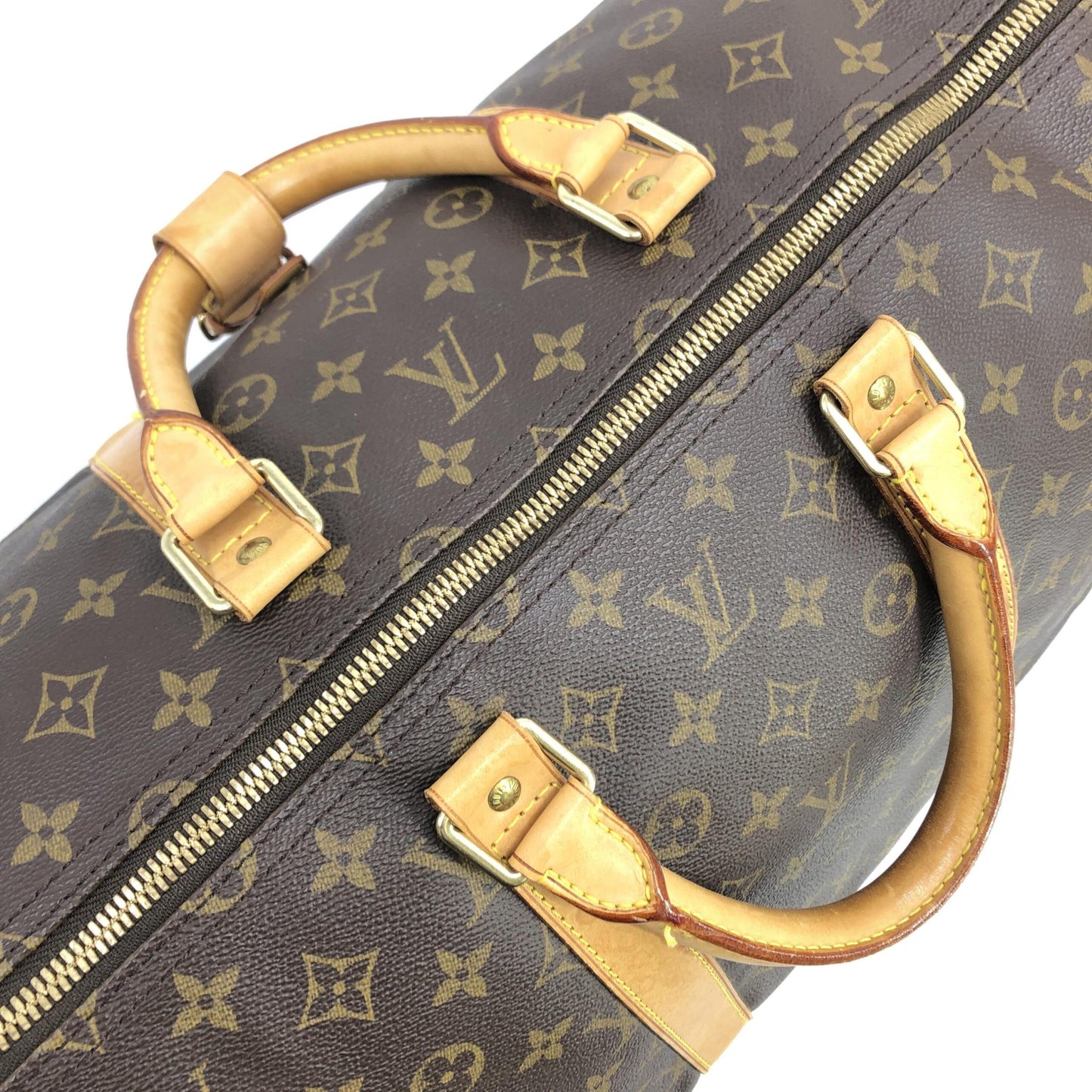 Louis Vuitton Monogram Keepall 55 Handbag - Preloved Elegance with Timeless Charm