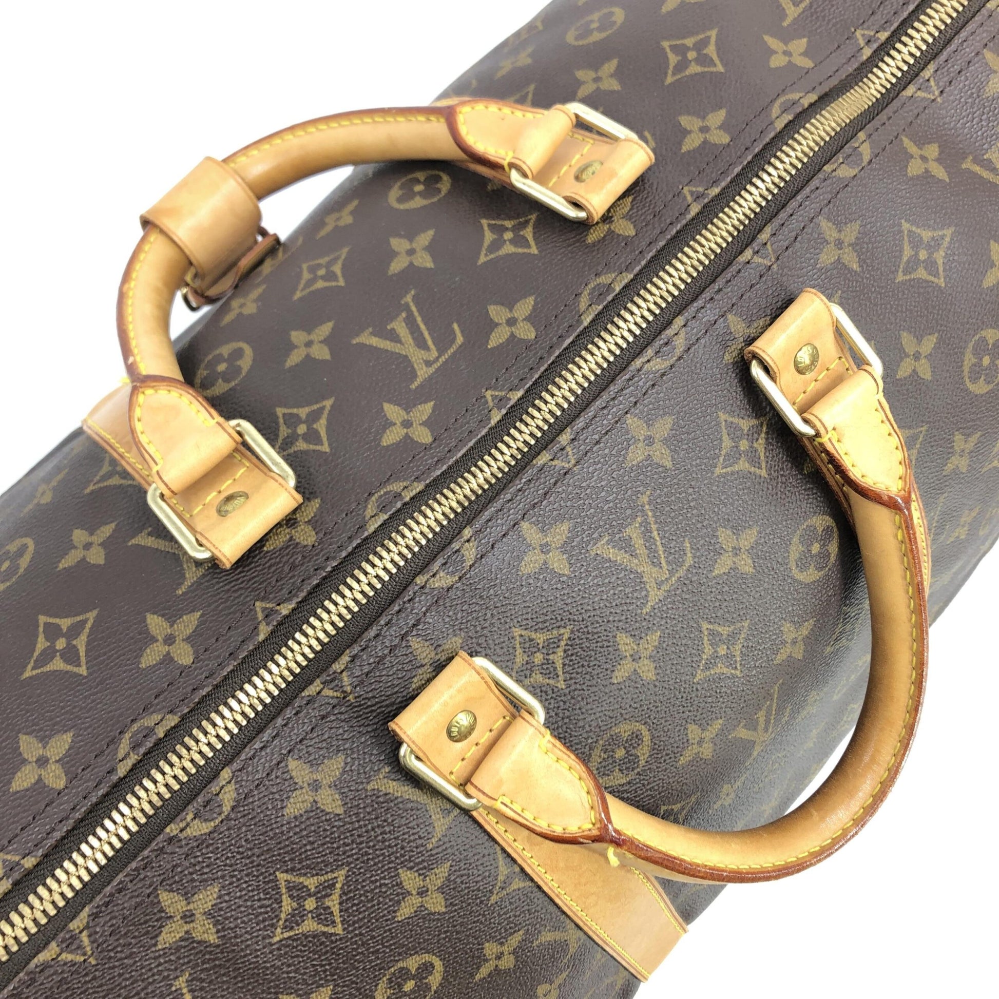 Louis Vuitton Monogram Keepall 55 Handbag - Preloved Elegance with Timeless Charm
