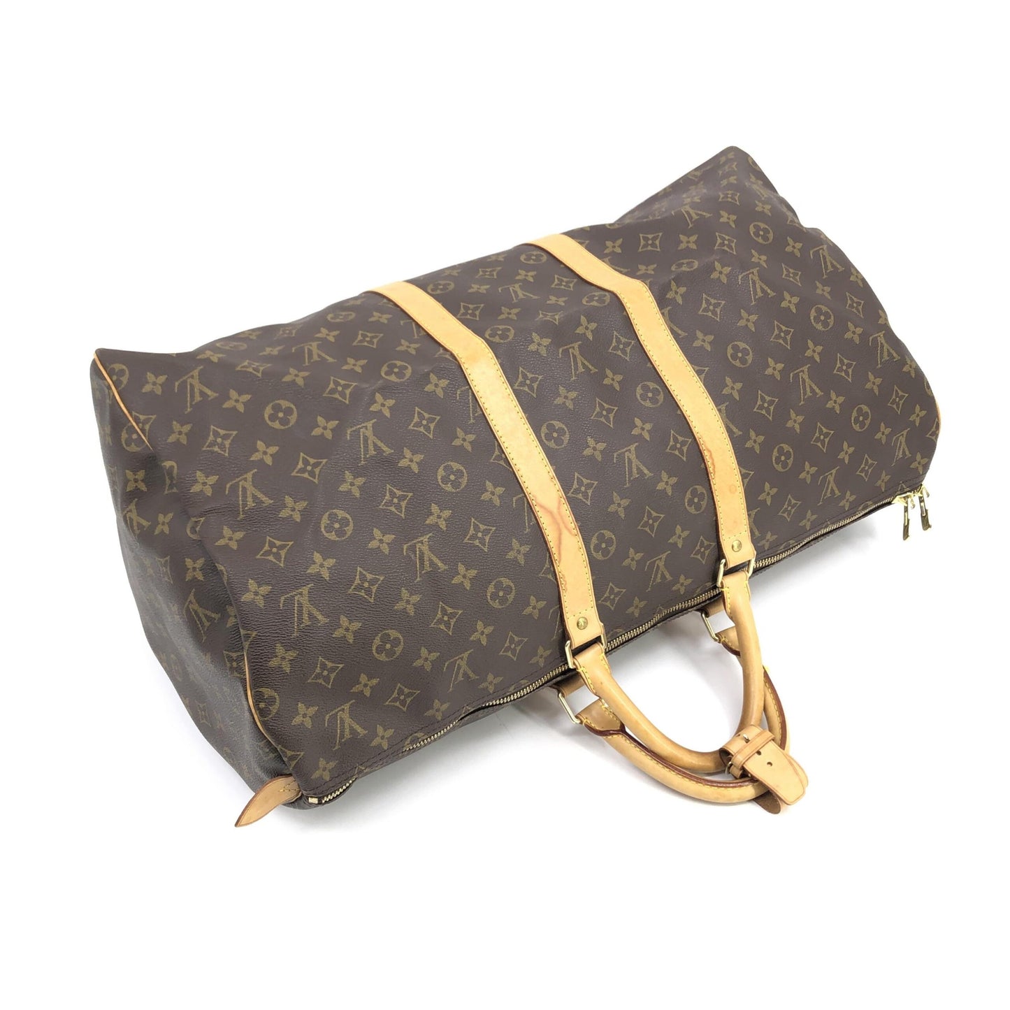 Louis Vuitton Monogram Keepall 55 Handbag - Preloved Elegance with Timeless Charm