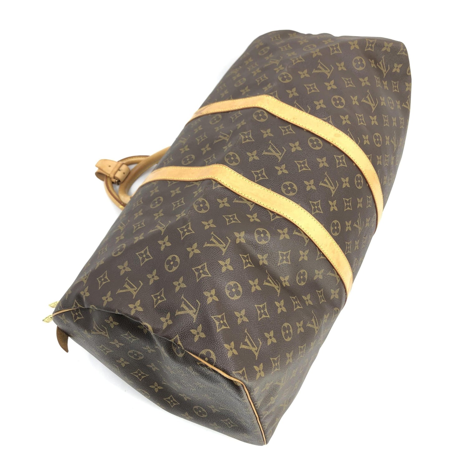 Louis Vuitton Monogram Keepall 55 Handbag - Preloved Elegance with Timeless Charm