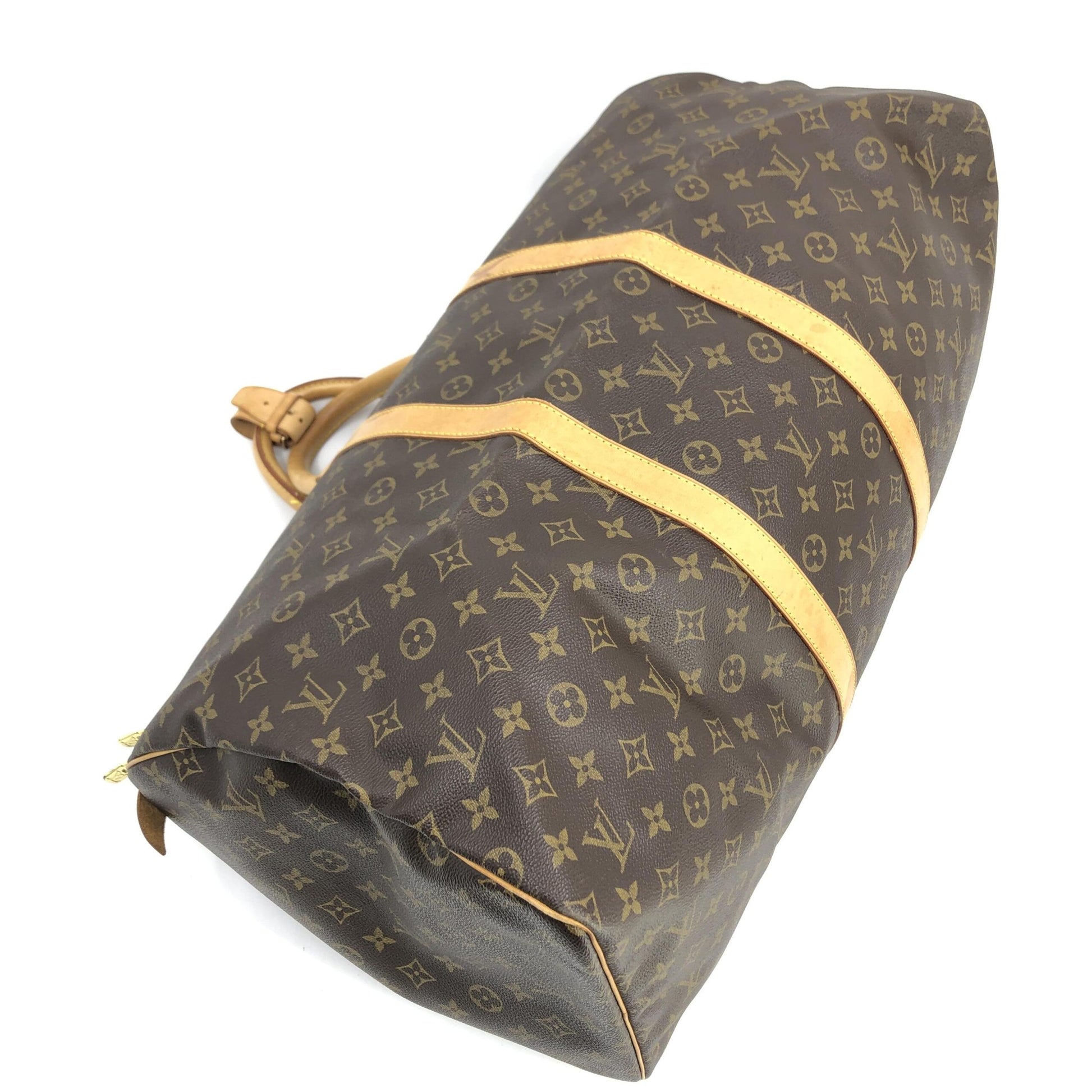 Louis Vuitton Monogram Keepall 55 Handbag - Preloved Elegance with Timeless Charm