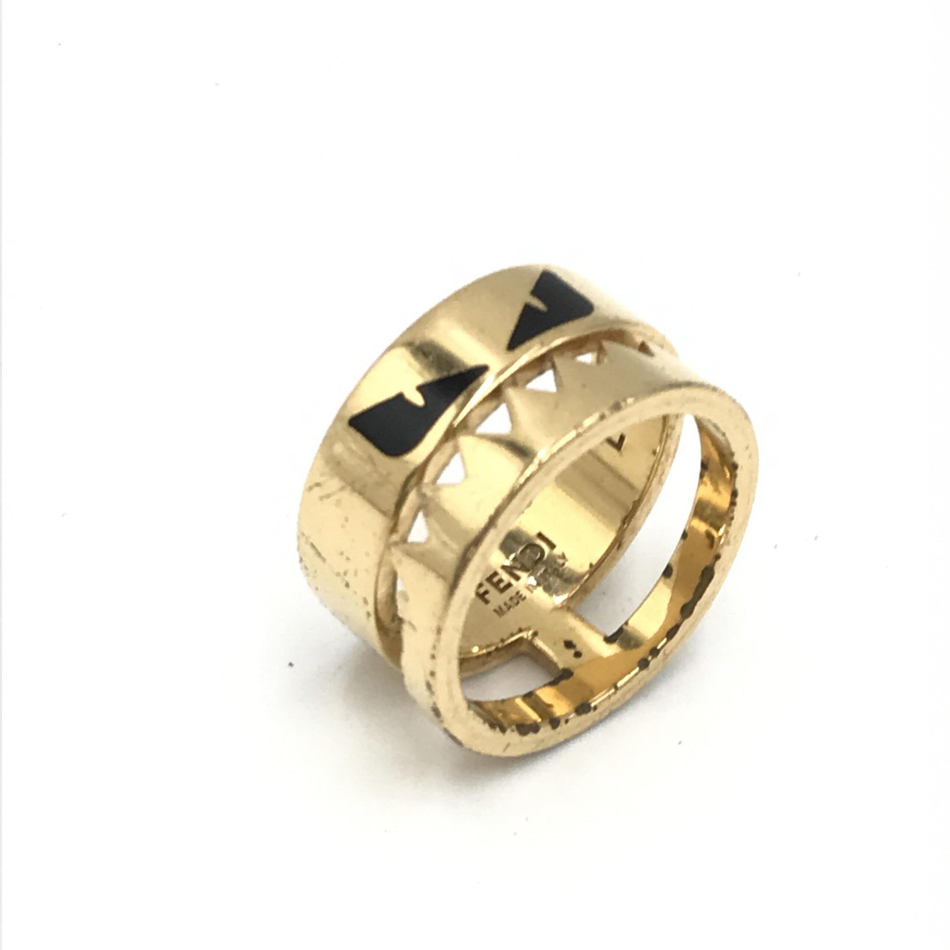 Fendi Preloved Monster Ring - Unique Luxury with Vintage Charm