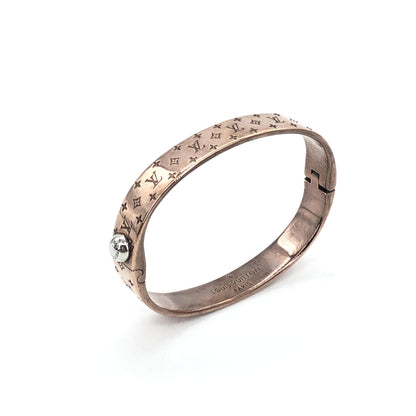 Louis Vuitton Nanogram Cuff Bangle - Preloved B+ Grading with Box