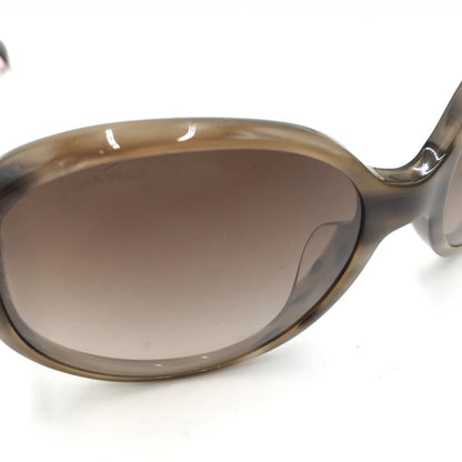 Chanel Preloved Oversized Gradient Brown Sunglasses - Timeless Elegance in Excellent Condition