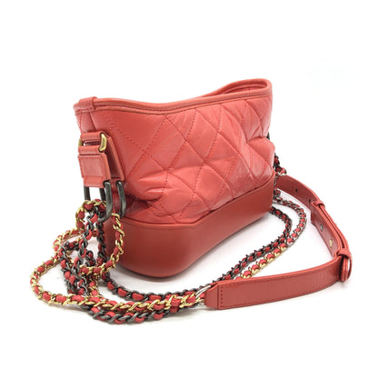 Chanel Preloved Red Gabriel Chain Shoulder Bag – Timeless Elegance and Modern Versatility