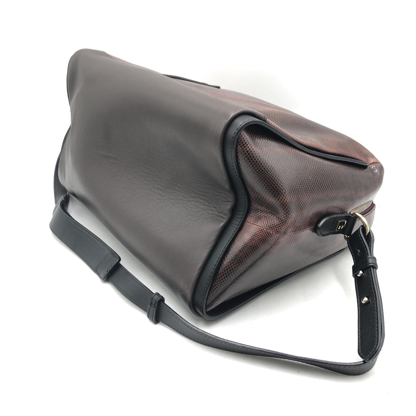 Bally Preloved Python Pattern 2WAY Boston Bag - A Luxurious Statement Piece