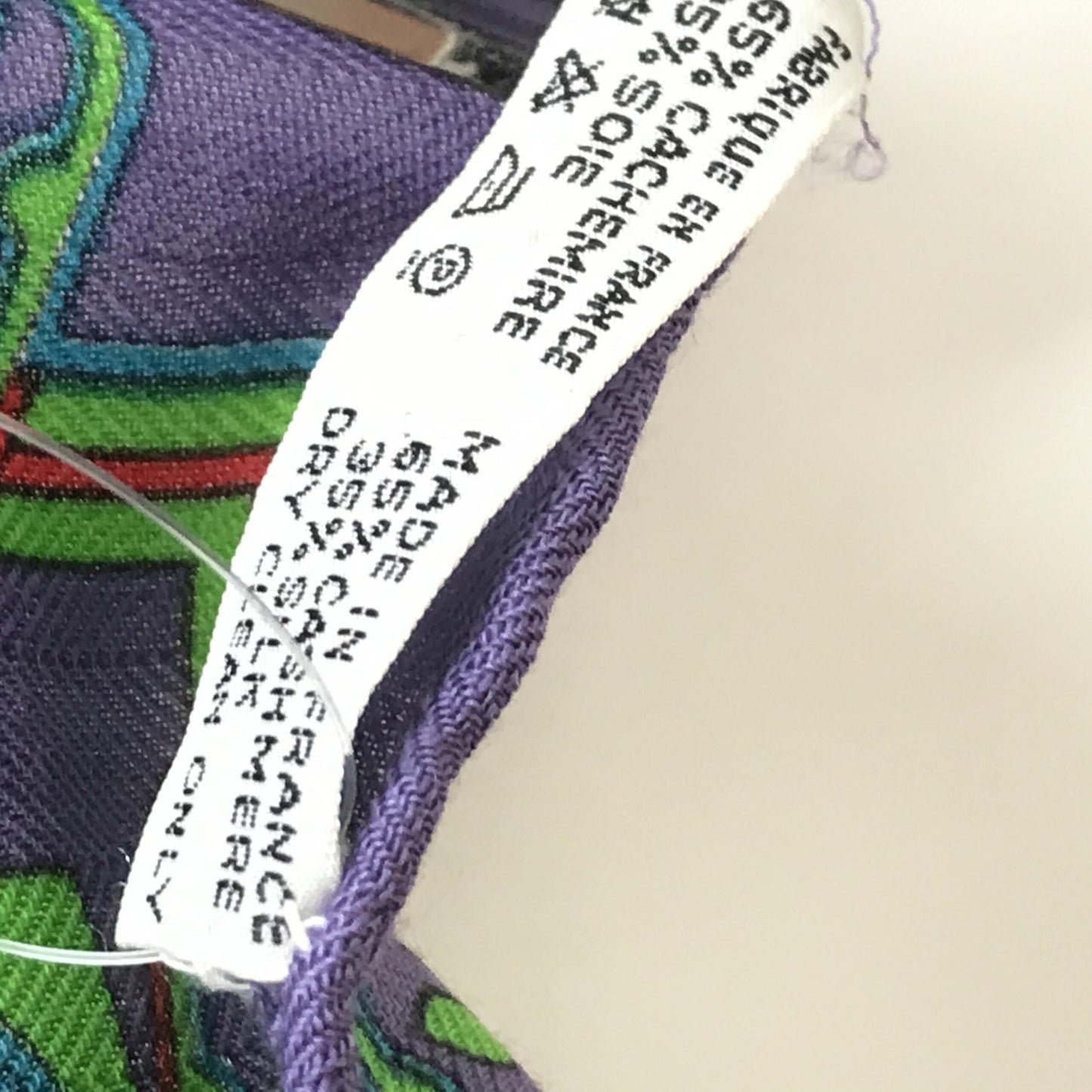 Hermès Silk Scarf in Purple - Preloved Elegance with Minor Wear