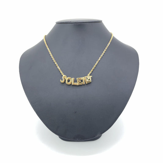 Yves Saint Laurent Soleil Preloved Designer Statement Necklace – Timeless Elegance with Star Motif