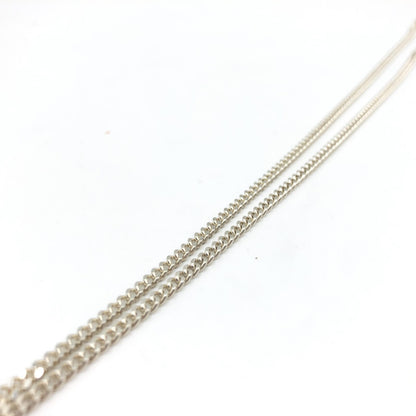 Gucci Preloved Sterling Silver G Bar Pendant Necklace - Timeless Elegance and Sophistication