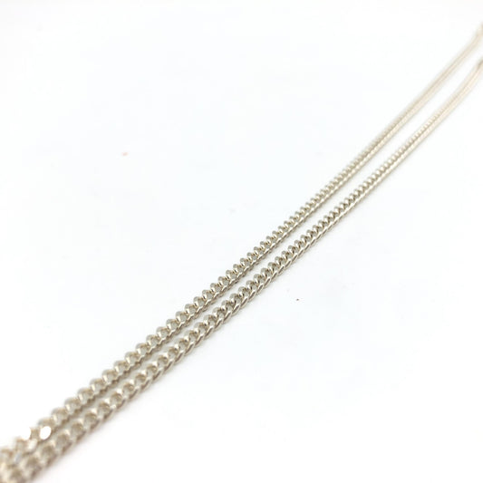 Gucci Preloved Sterling Silver G Bar Pendant Necklace - Timeless Elegance and Sophistication