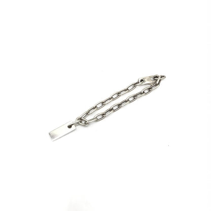 Gucci Preloved Sterling Silver Logo Plate Chain Bracelet - A Timeless Elegance