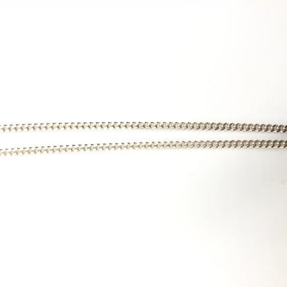 Gucci Preloved Sterling Silver G Bar Pendant Necklace - Timeless Elegance and Sophistication