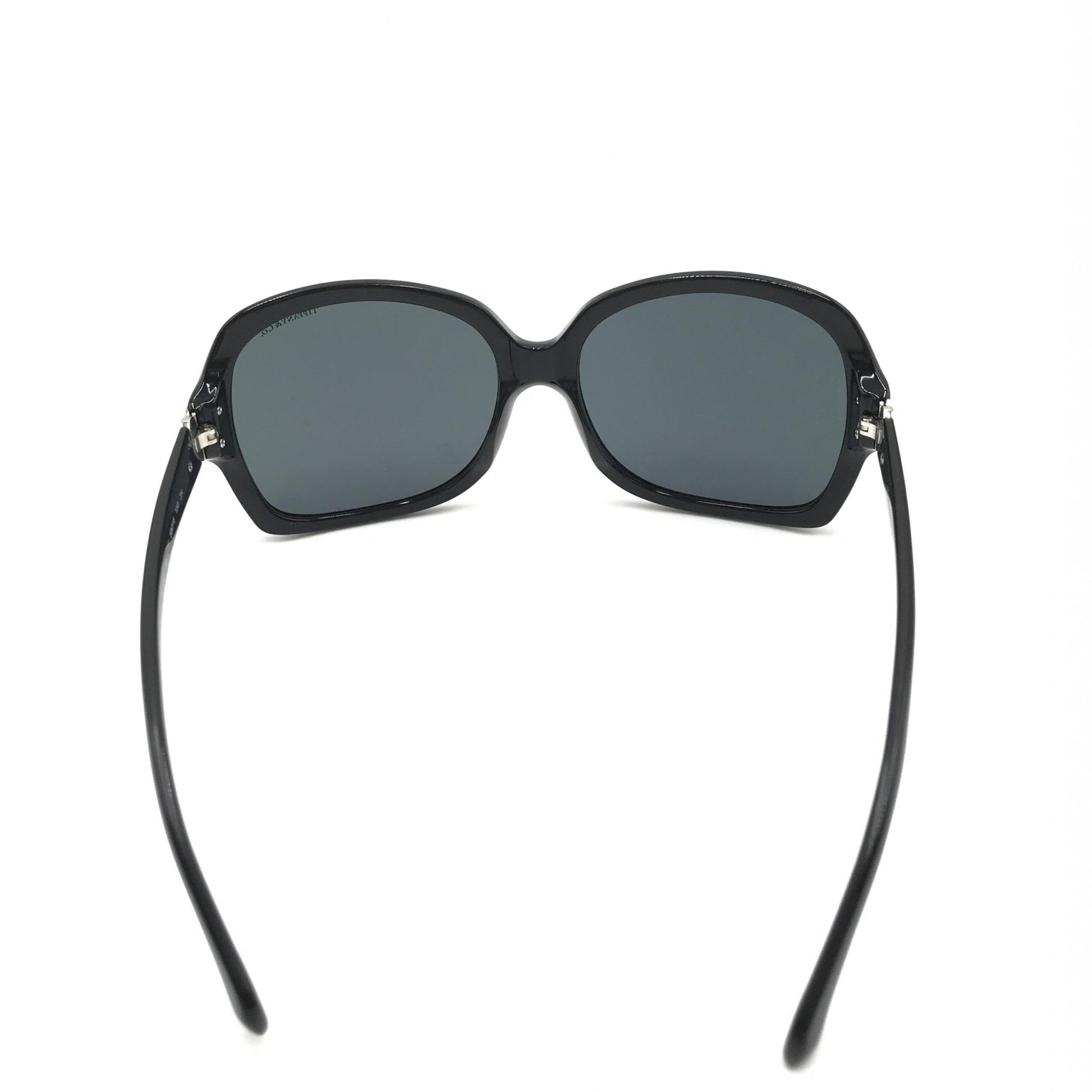 Tiffany & Co. Preloved Sunglasses - Timeless Elegance in Black Plastic with Case