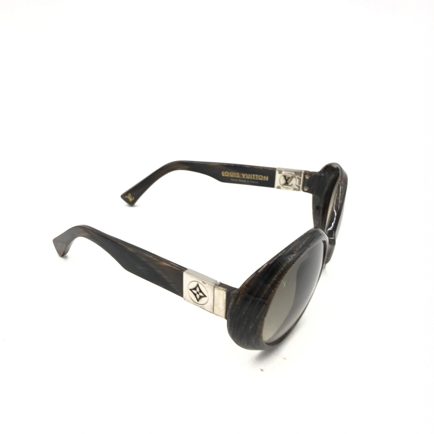 Louis Vuitton Preloved Suspense BugEye Sunglasses with Polarized Lenses - Exquisite Brown Elegance
