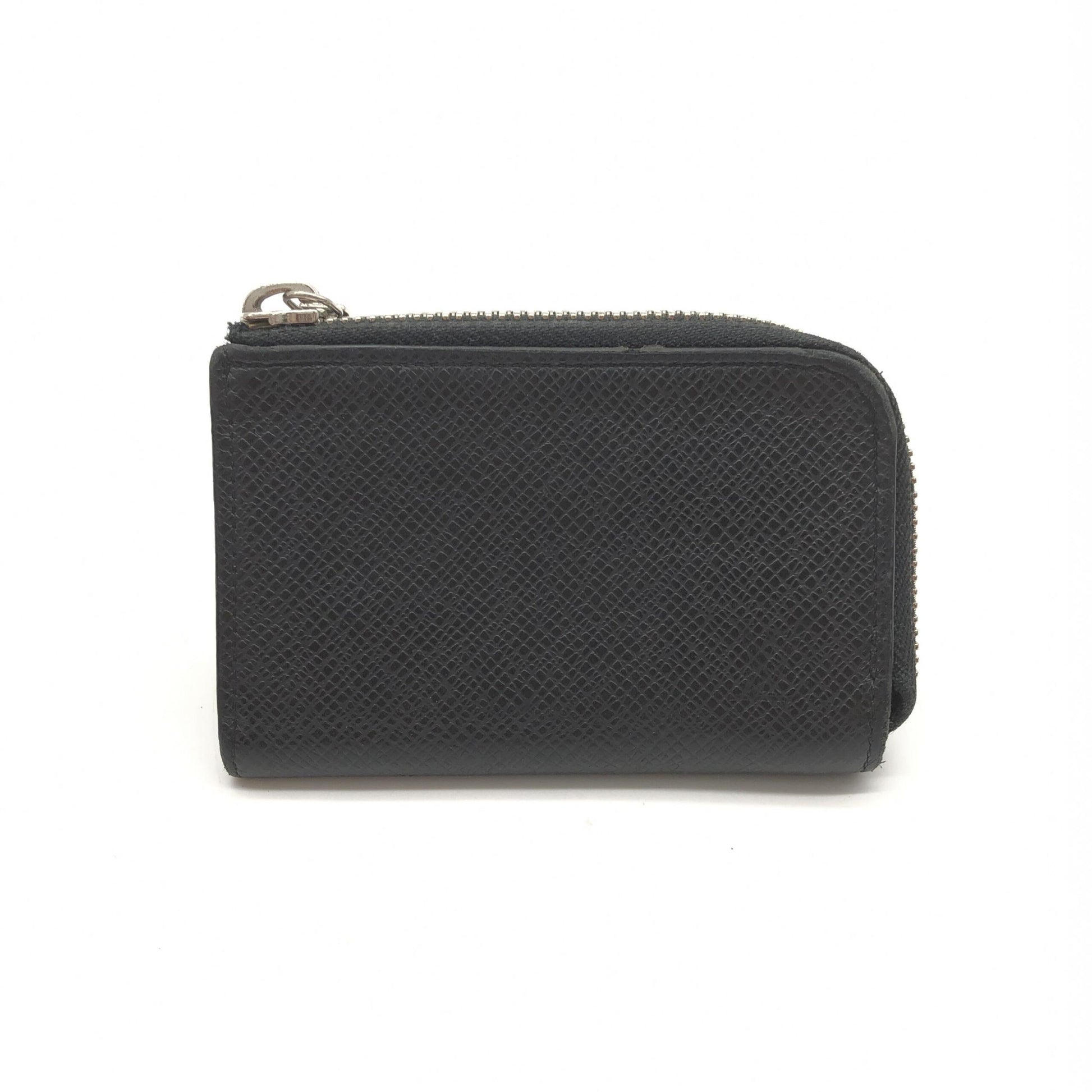 Louis Vuitton Taiga Zippy Coin Purse in Black - Preloved Elegance and Timeless Charm