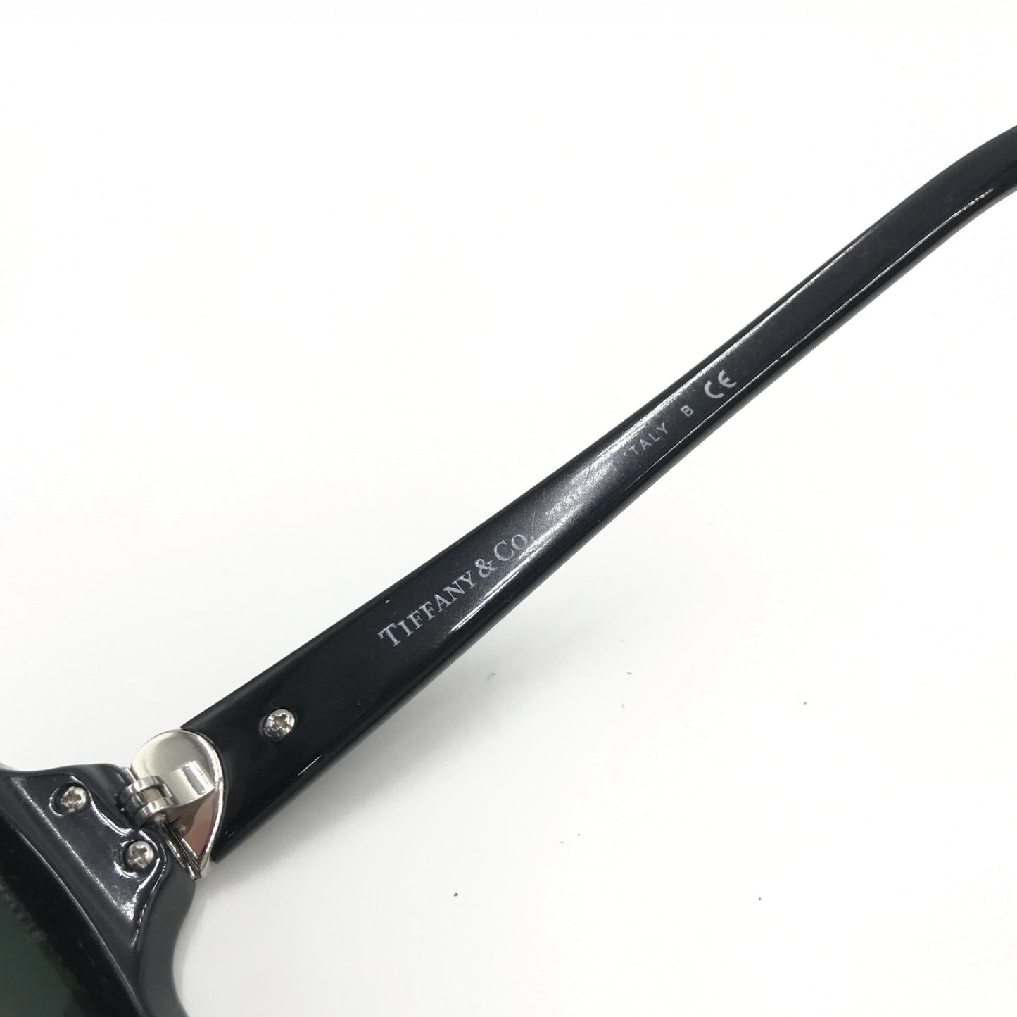 Tiffany & Co. Preloved Sunglasses - Timeless Elegance in Black Plastic with Case