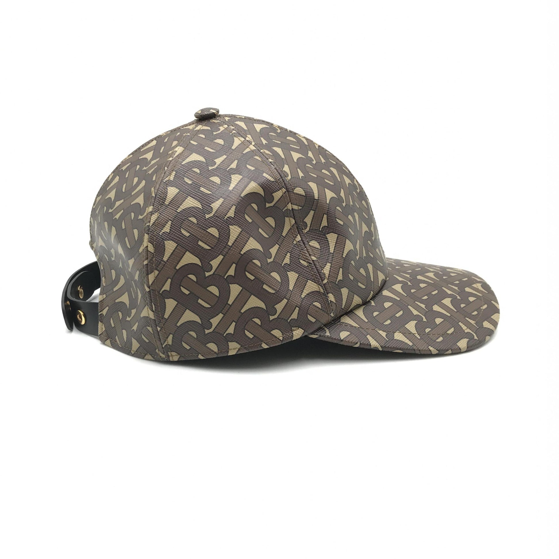 Burberry Preloved TB Monogram Baseball Cap in Luxurious Brown - Graded AB