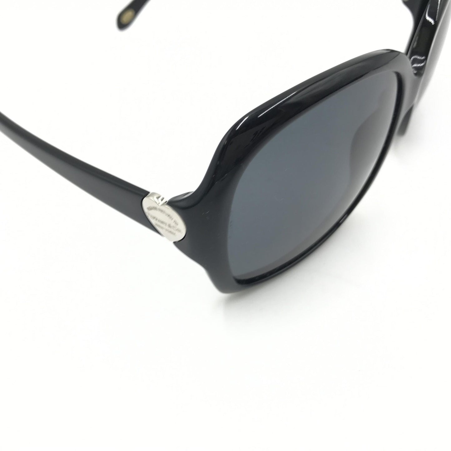 Tiffany & Co. Preloved Sunglasses - Timeless Elegance in Black Plastic with Case