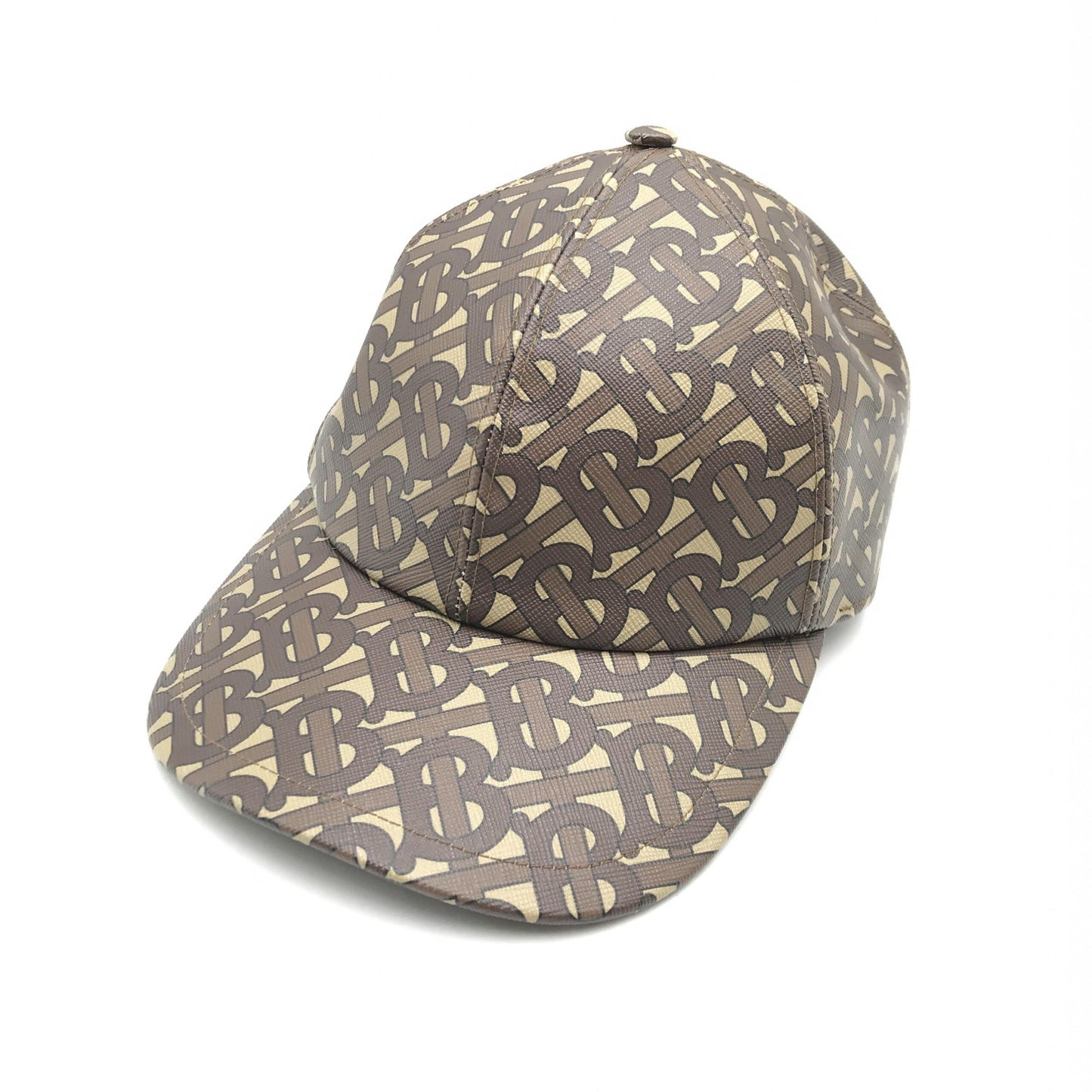 Burberry Preloved TB Monogram Baseball Cap in Luxurious Brown - Graded AB