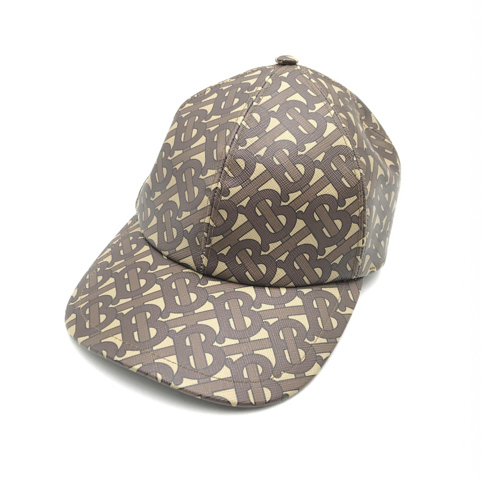 Burberry Preloved TB Monogram Baseball Cap in Luxurious Brown - Graded AB