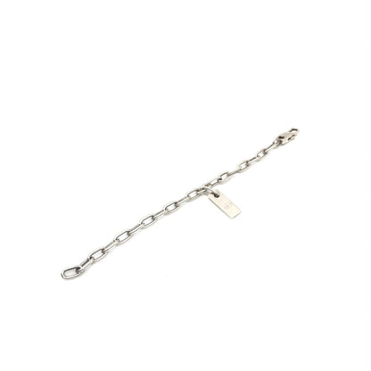 Gucci Preloved Sterling Silver Logo Plate Chain Bracelet - A Timeless Elegance