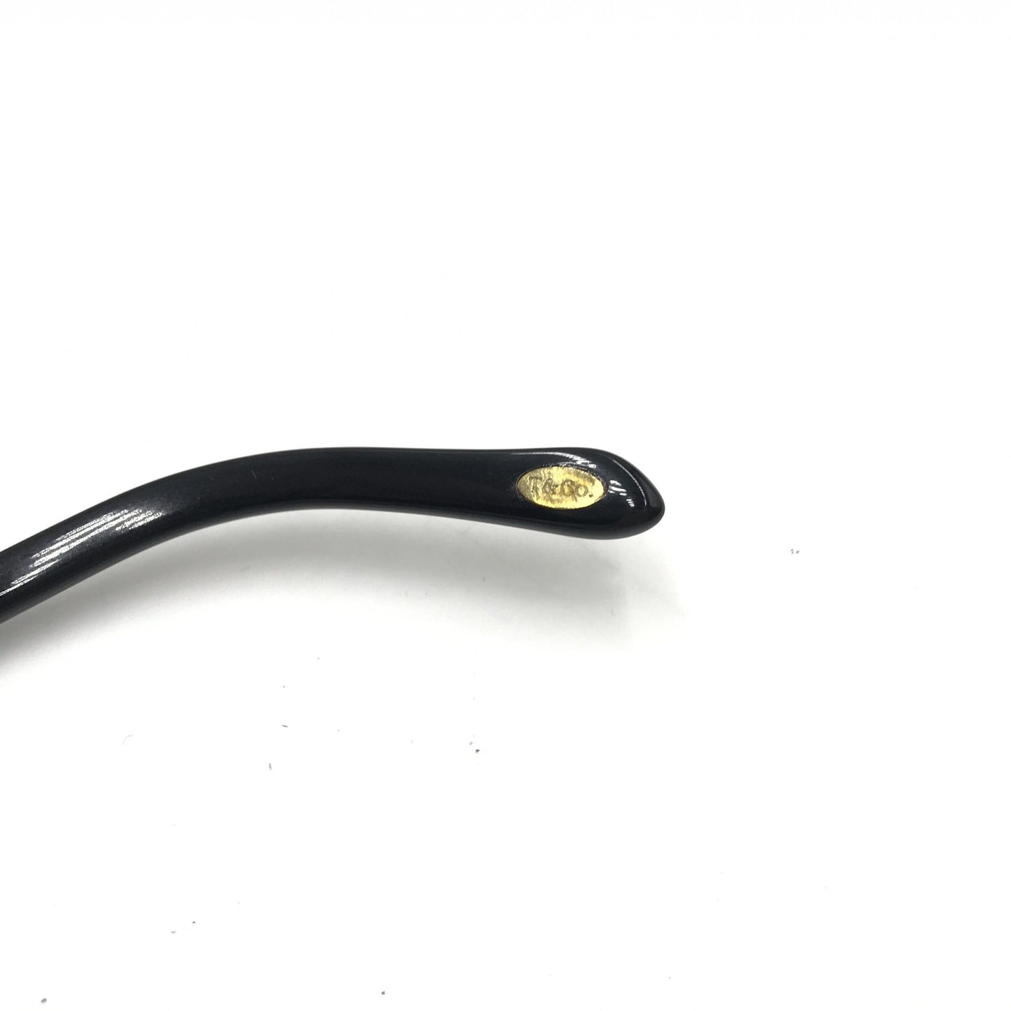 Tiffany & Co. Preloved Sunglasses - Timeless Elegance in Black Plastic with Case