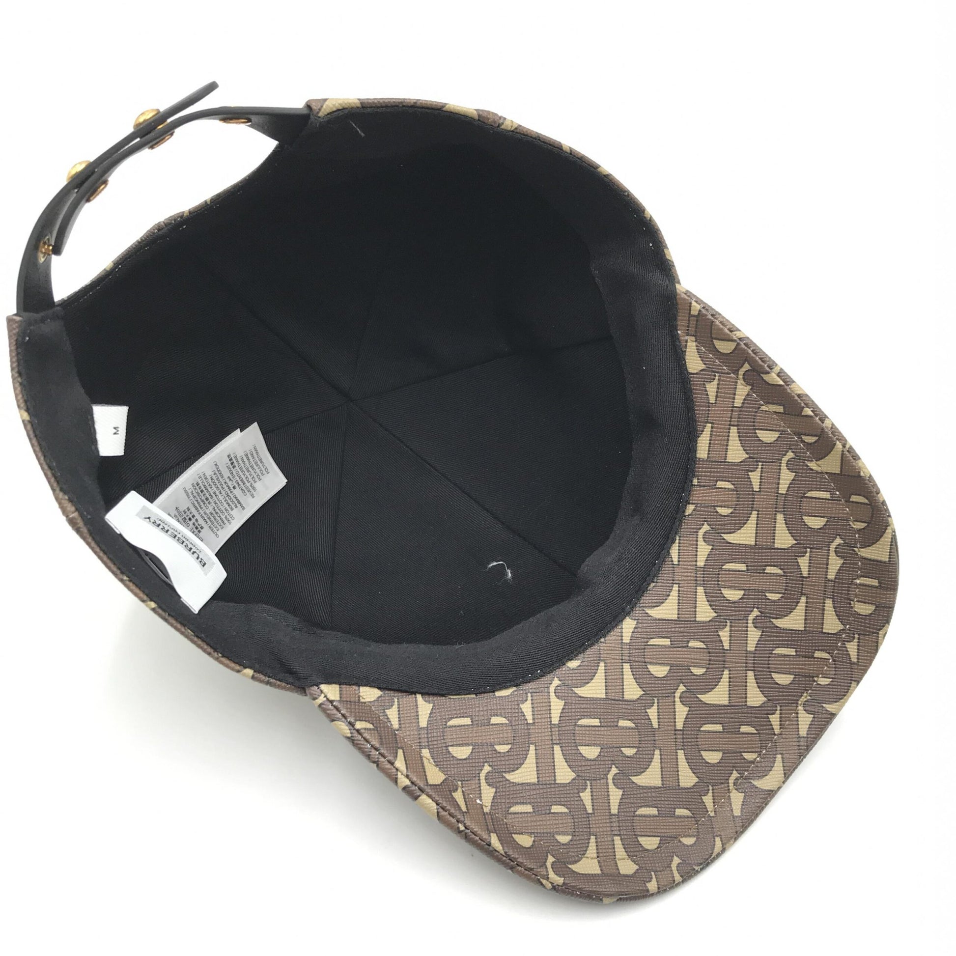 Burberry Preloved TB Monogram Baseball Cap in Luxurious Brown - Graded AB