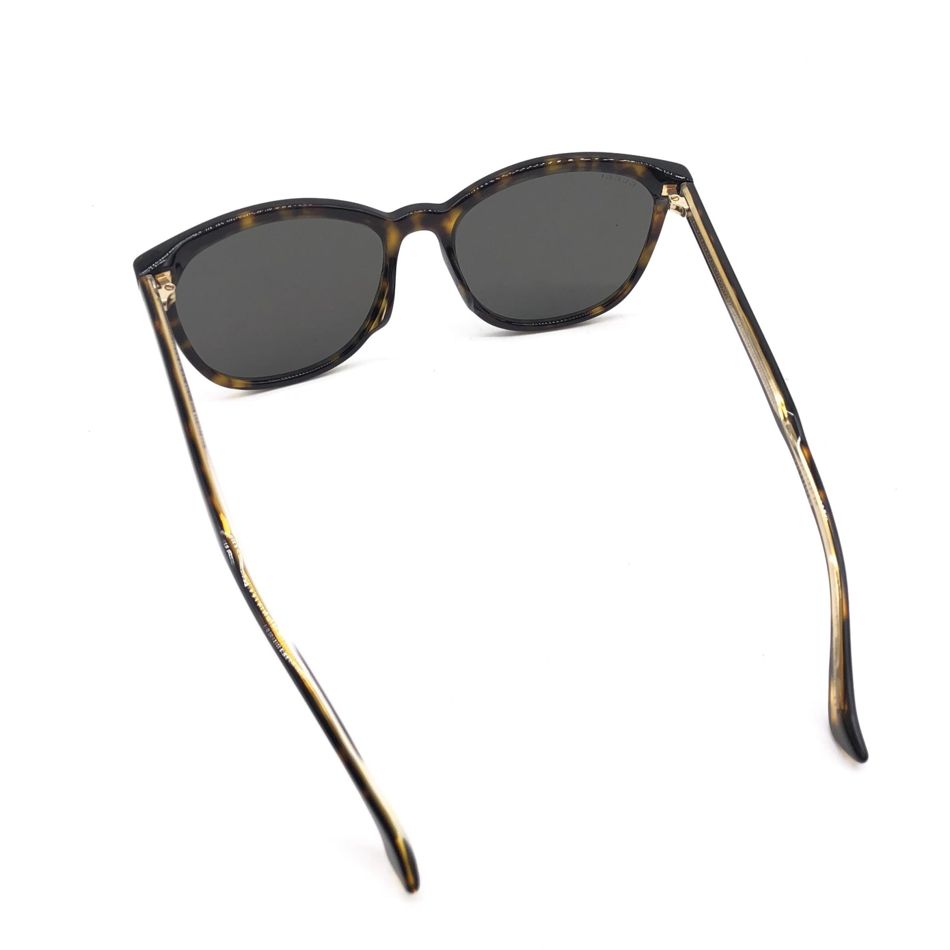 Gucci Preloved Tortoise Square Frame Sunglasses - Timeless Elegance with Minor Wear