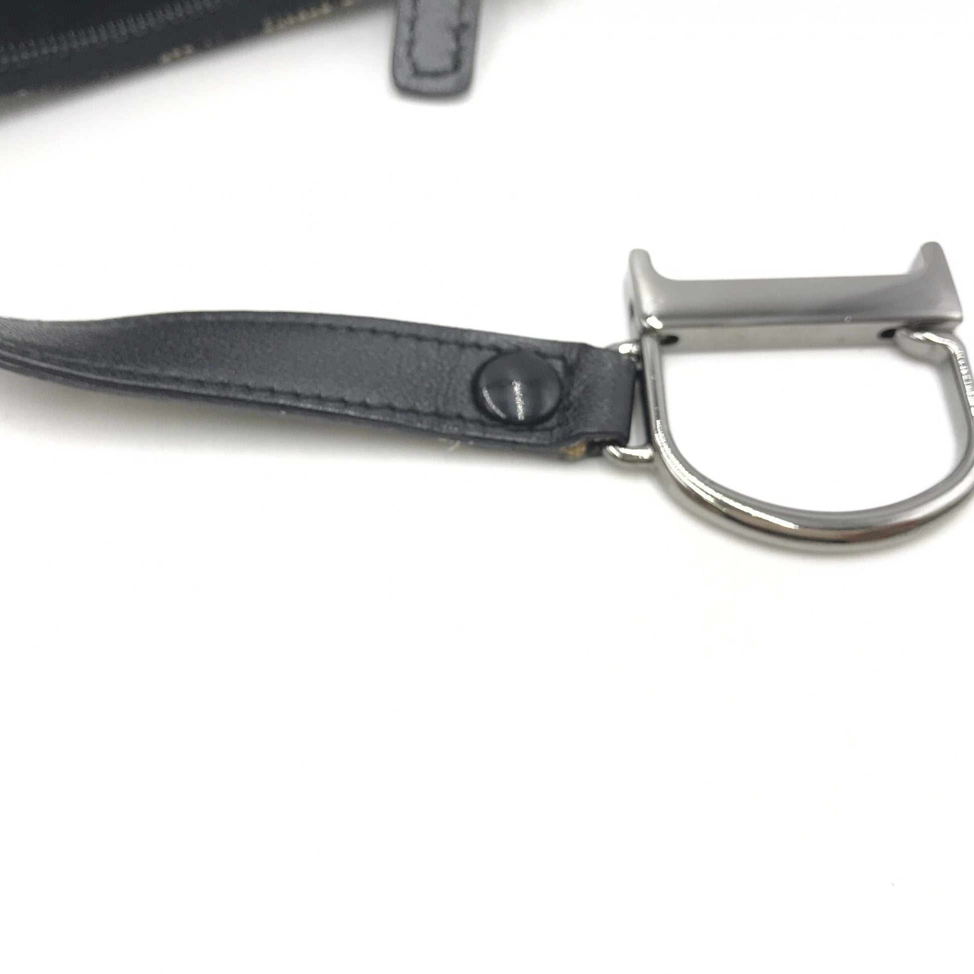 Christian Dior Preloved Trotter Canvas Saddle Coin Purse – Timeless Elegance in Navy Blue