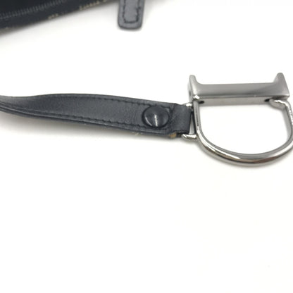 Christian Dior Preloved Trotter Canvas Saddle Coin Purse – Timeless Elegance in Navy Blue