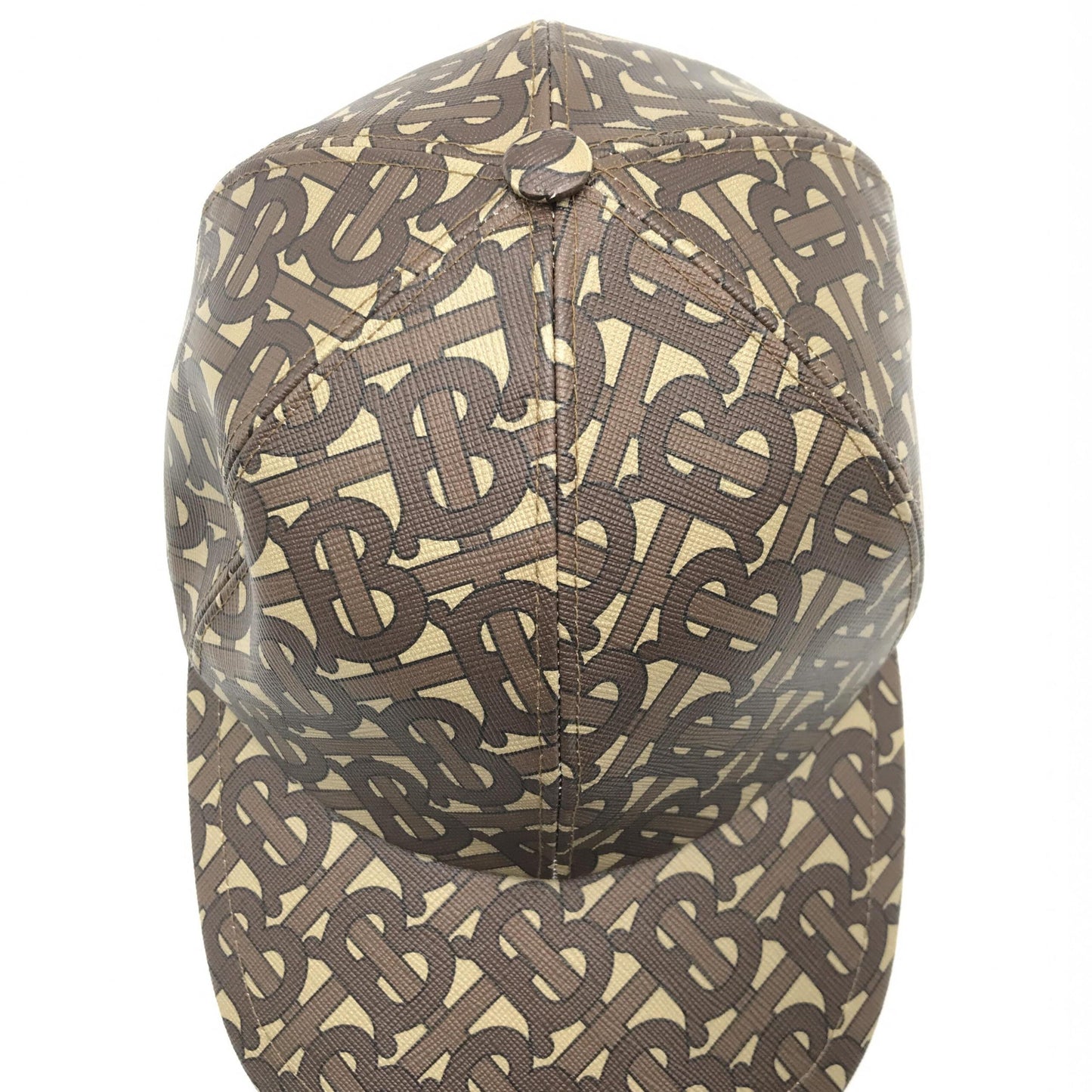 Burberry Preloved TB Monogram Baseball Cap in Luxurious Brown - Graded AB