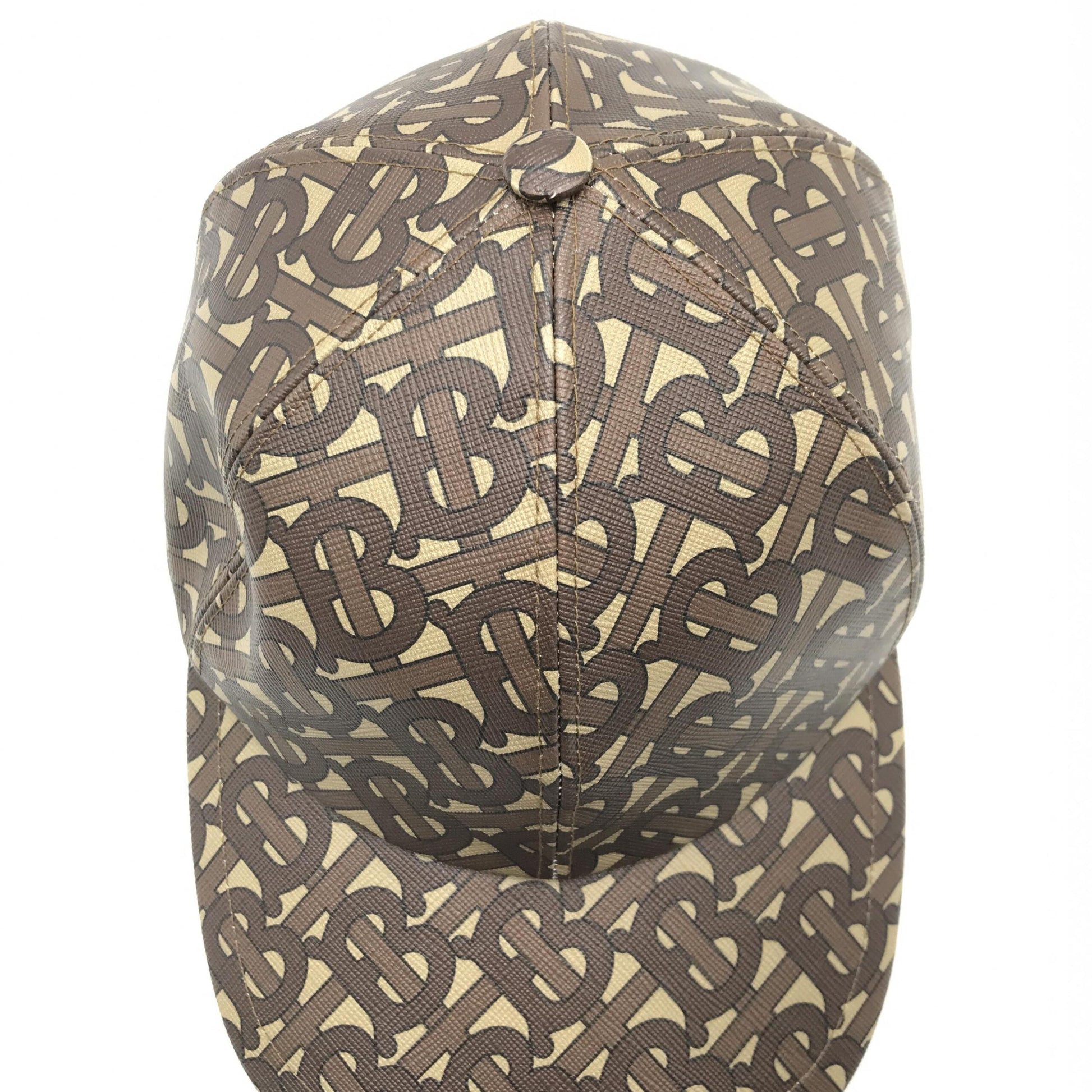 Burberry Preloved TB Monogram Baseball Cap in Luxurious Brown - Graded AB