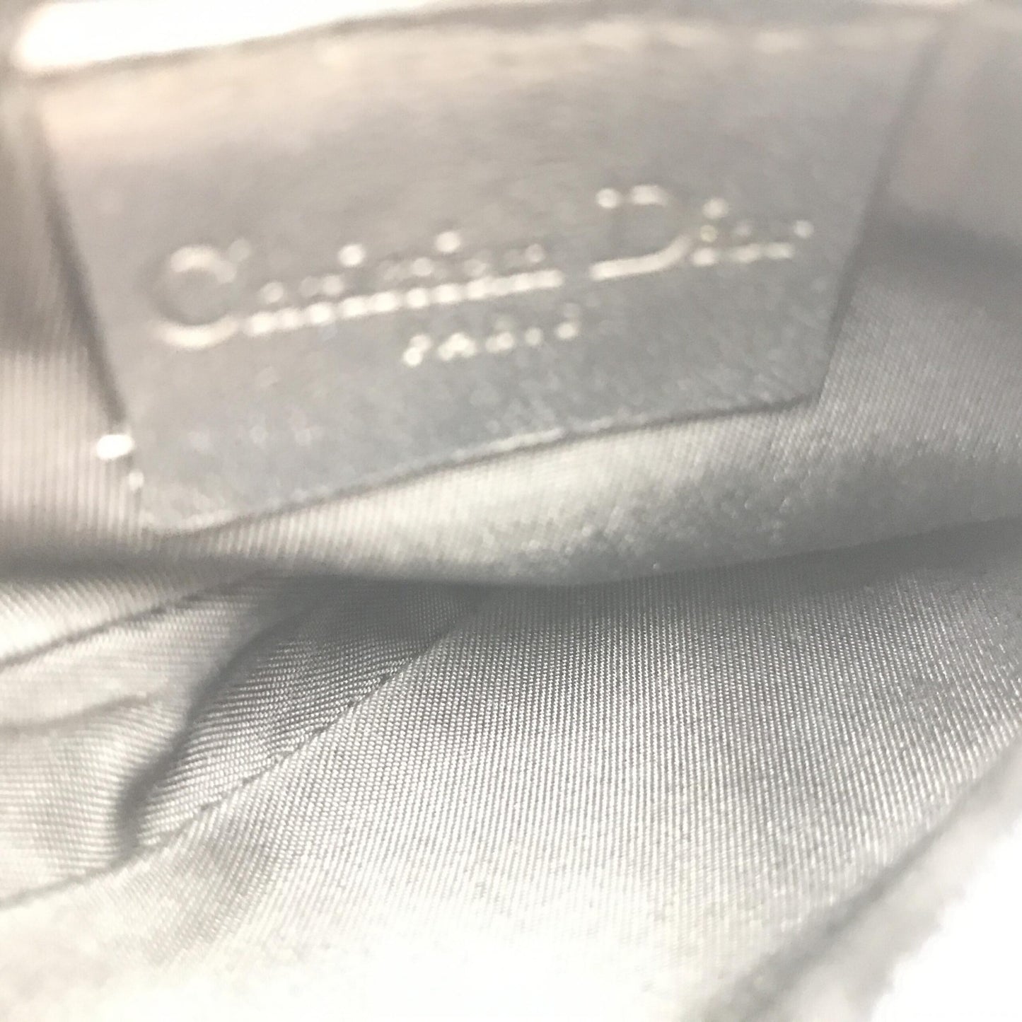 Christian Dior Preloved Trotter Canvas Saddle Coin Purse – Timeless Elegance in Navy Blue