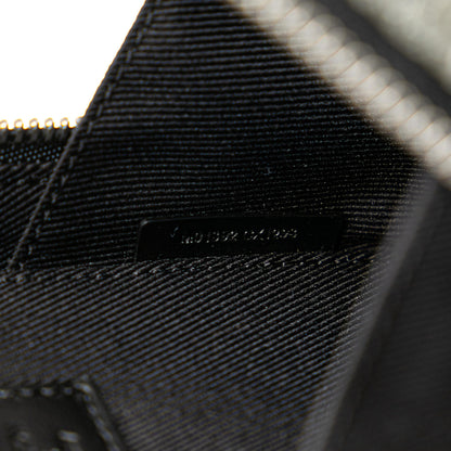 Louis Vuitton Preloved Trunk Motif Leather Key Charm with Box - Exquisite Silver Elegance