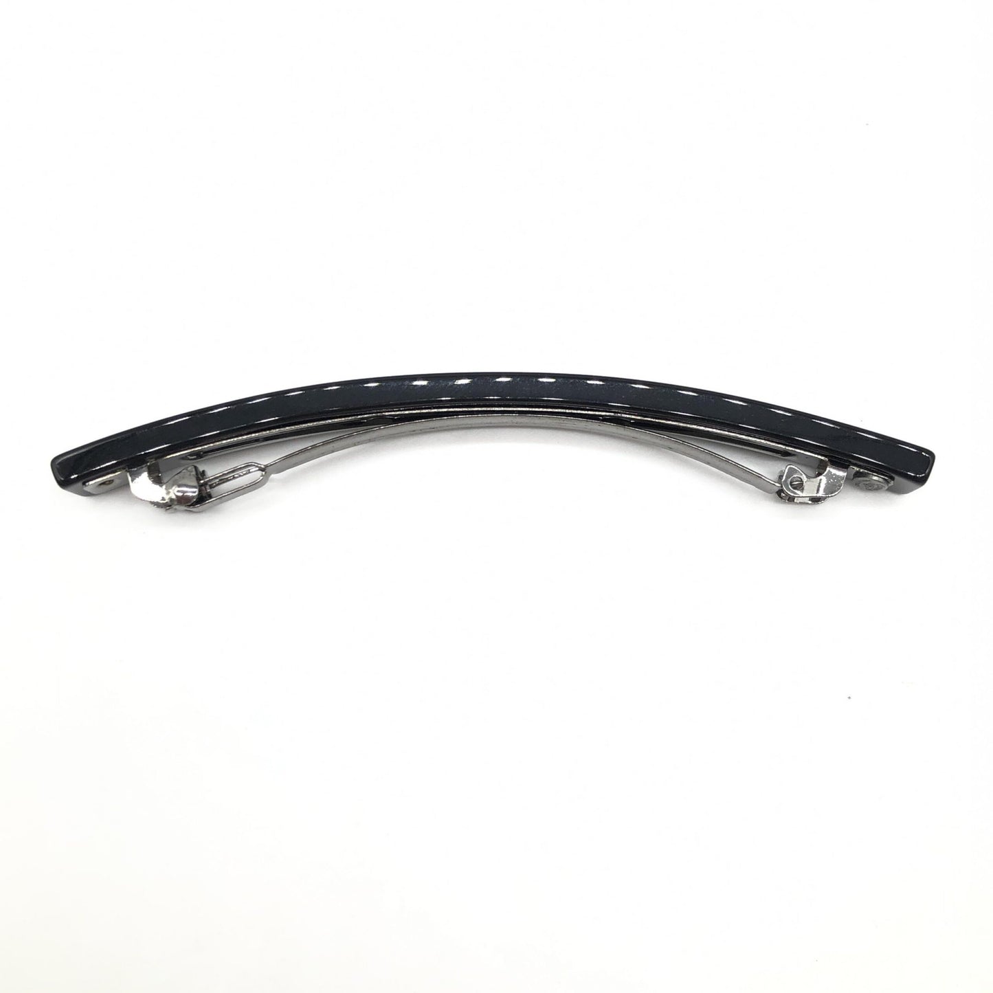 Chanel Preloved Baretta Hair Clip - Timeless Elegance in Black