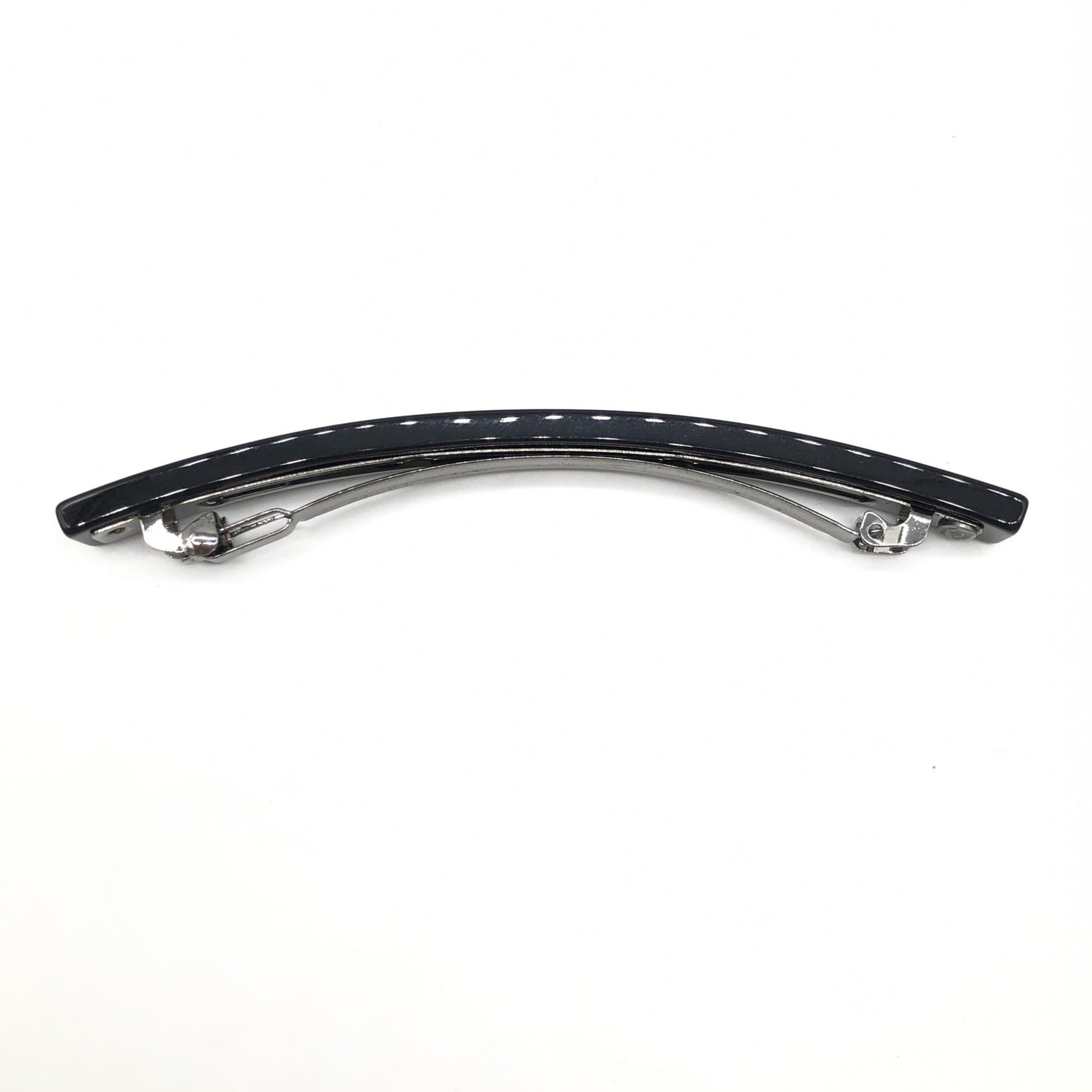 Chanel Preloved Baretta Hair Clip - Timeless Elegance in Black