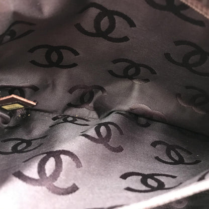 Chanel Preloved Wild Stitch Handbag Mini Boston Red - Vintage Elegance in Fair Condition