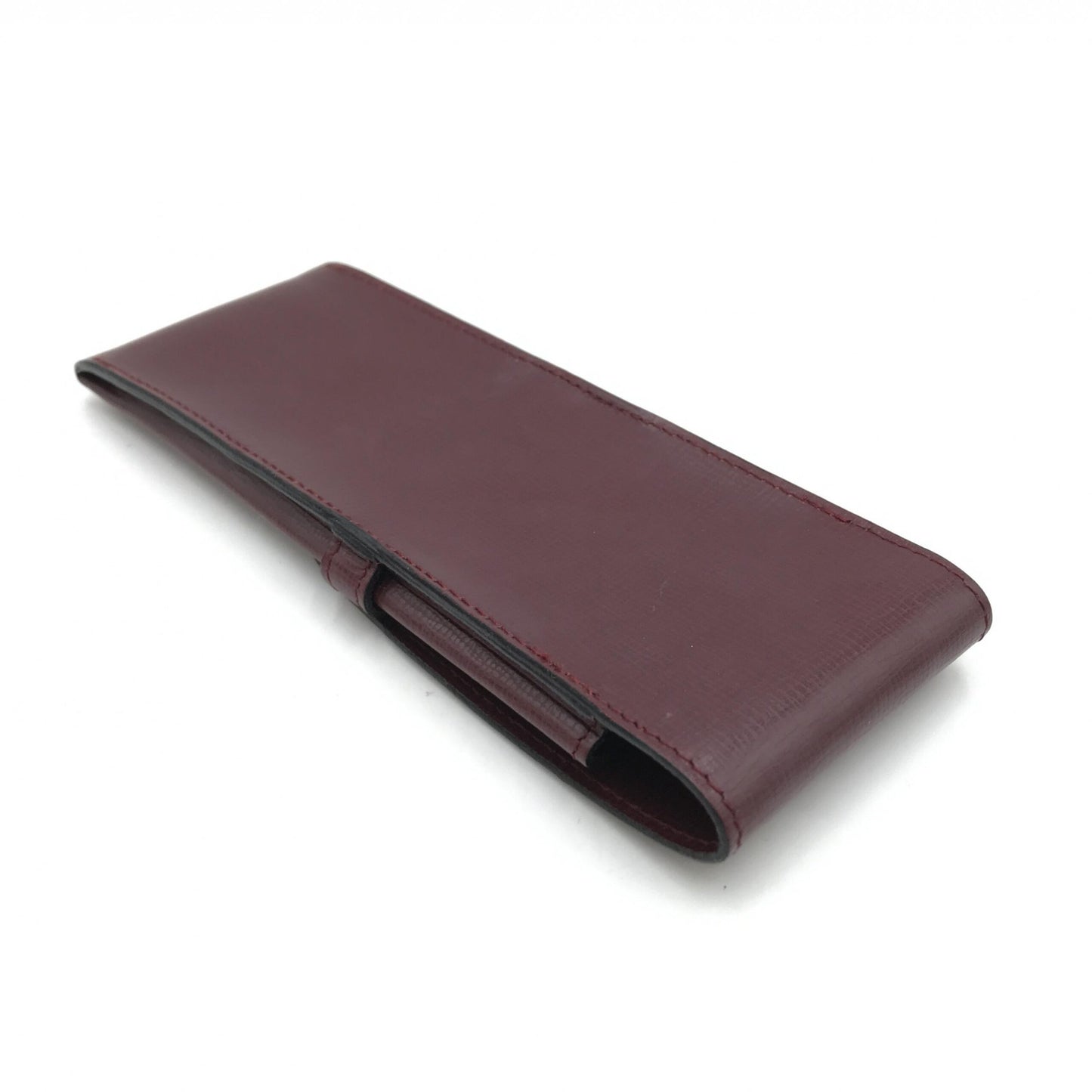 Cartier Must Line Preloved Sunglasses Leather Case in Exquisite Red Leather