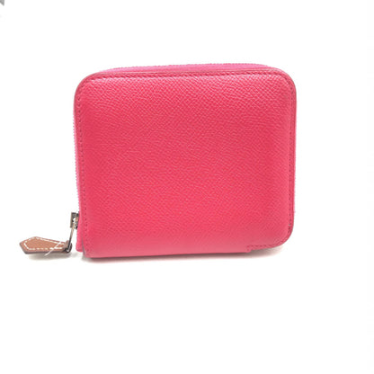 Hermès Preloved Silk’In Compact Wallet – Timeless Elegance with Refined Character