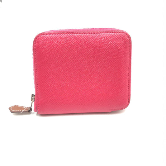 Hermès Preloved Silk’In Compact Wallet – Timeless Elegance with Refined Character