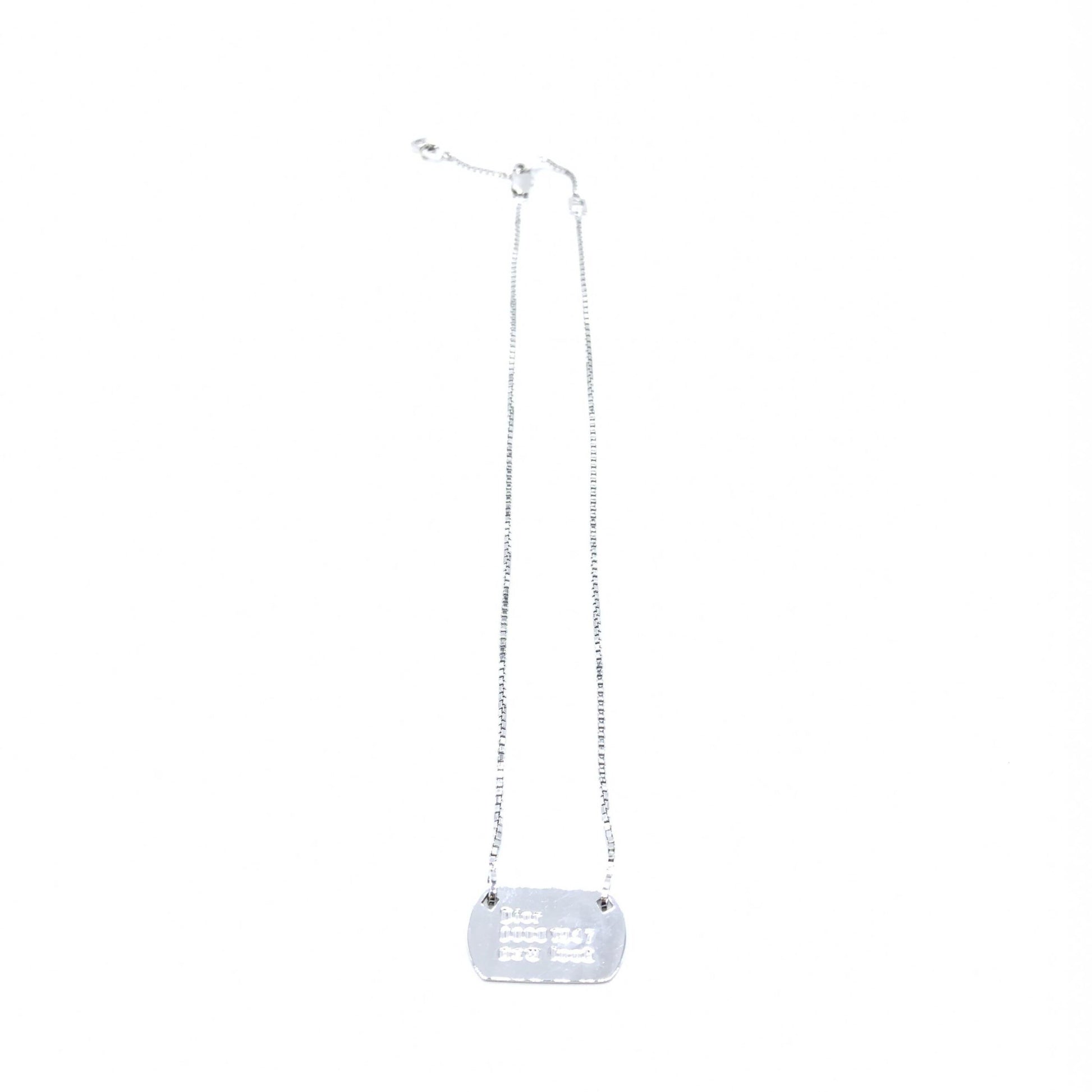 Christian Dior Preloved 925 Sterling Silver Antique Art Deco Howard & Co. "Port" Necklace – A Timeless Elegance