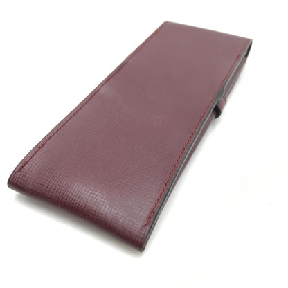 Cartier Must Line Preloved Sunglasses Leather Case in Exquisite Red Leather