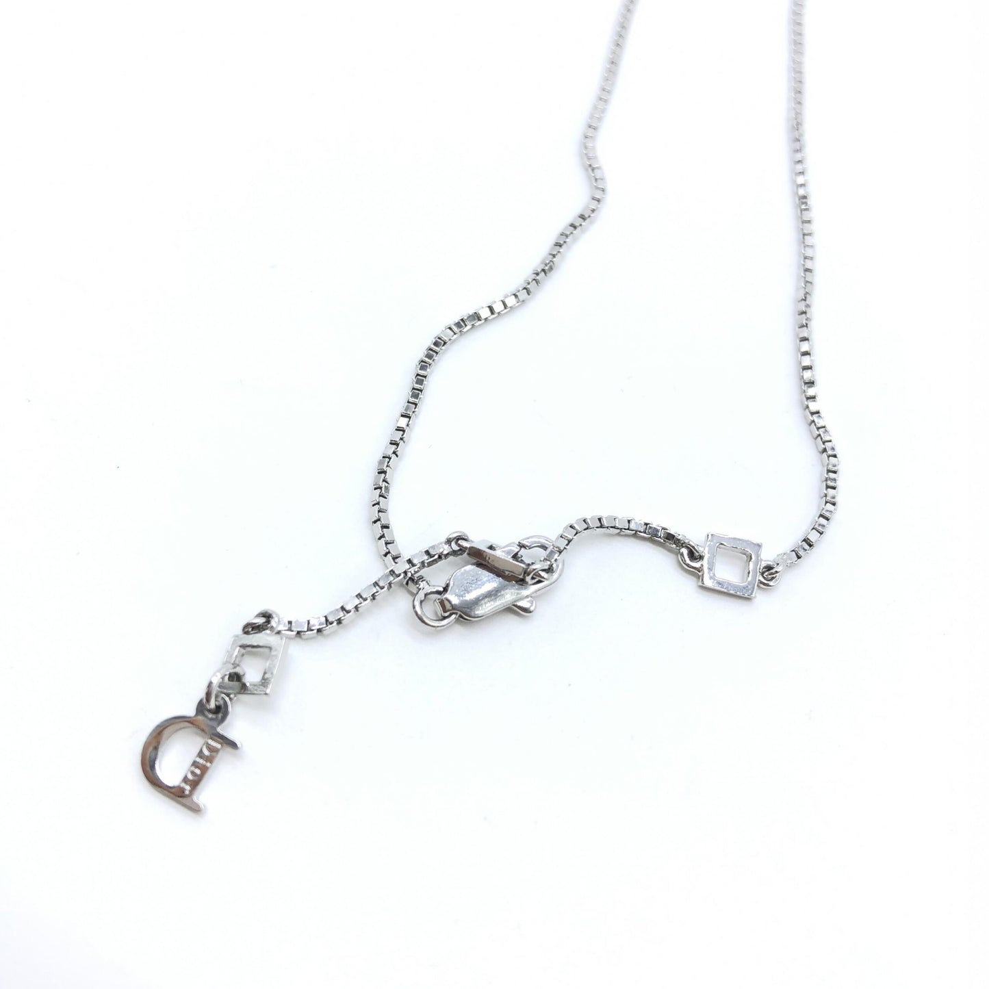 Christian Dior Preloved 925 Sterling Silver Antique Art Deco Howard & Co. "Port" Necklace – A Timeless Elegance