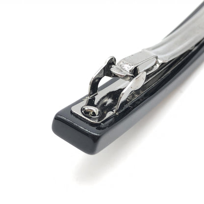 Chanel Preloved Baretta Hair Clip - Timeless Elegance in Black