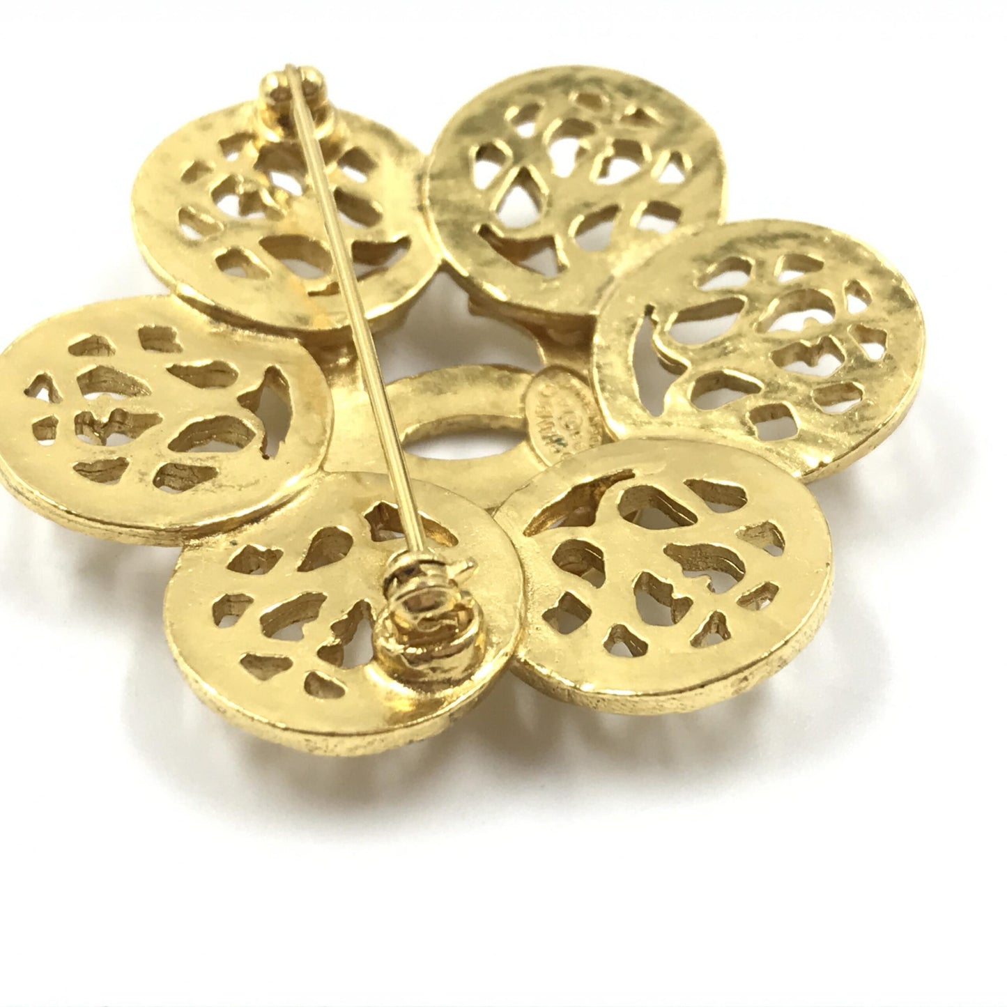 Chanel Preloved Costume Jewelry Vintage Brooch - Coco Medallion in Pristine Condition