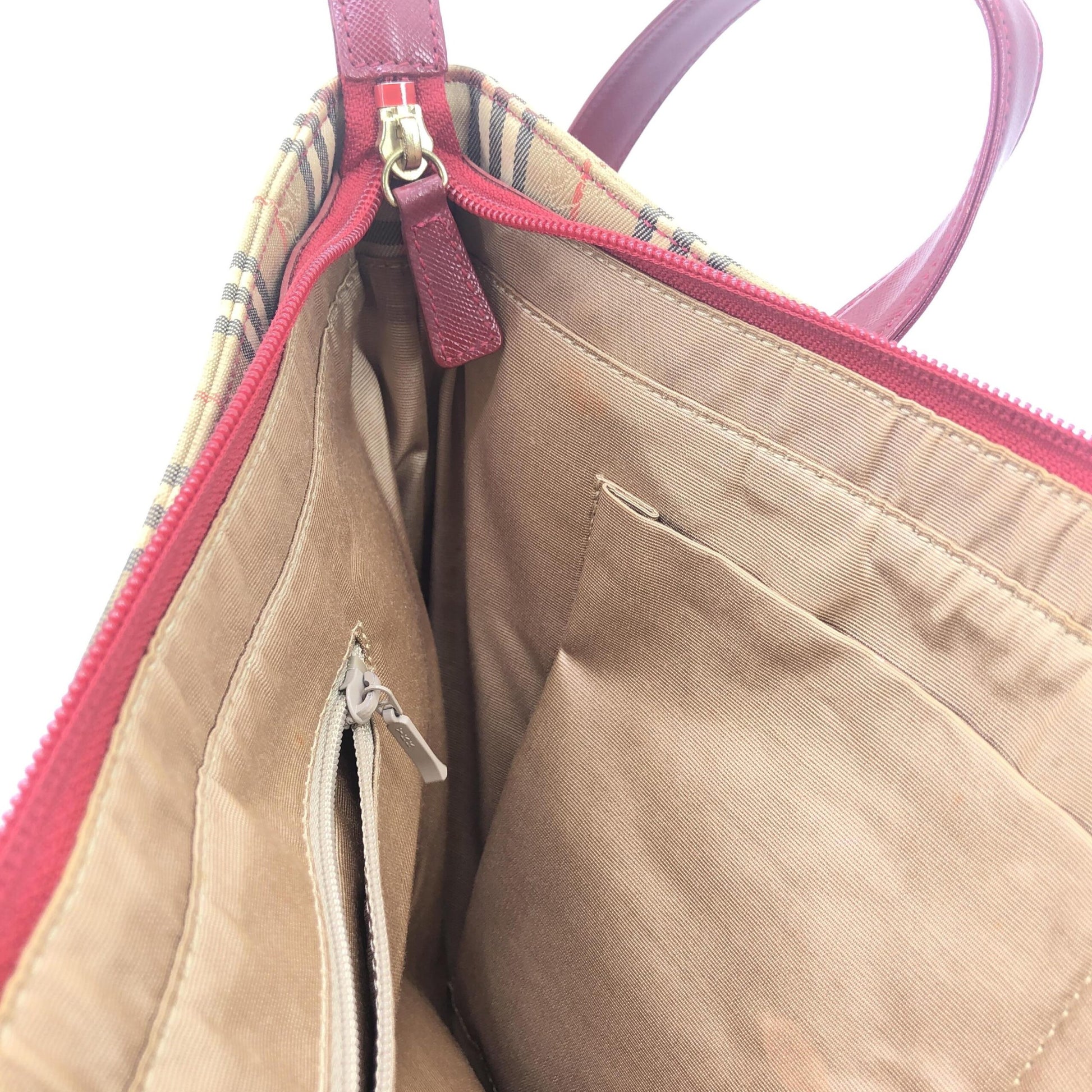 Burberry Nova Check Tote Bag - Preloved Elegance in B+ Condition