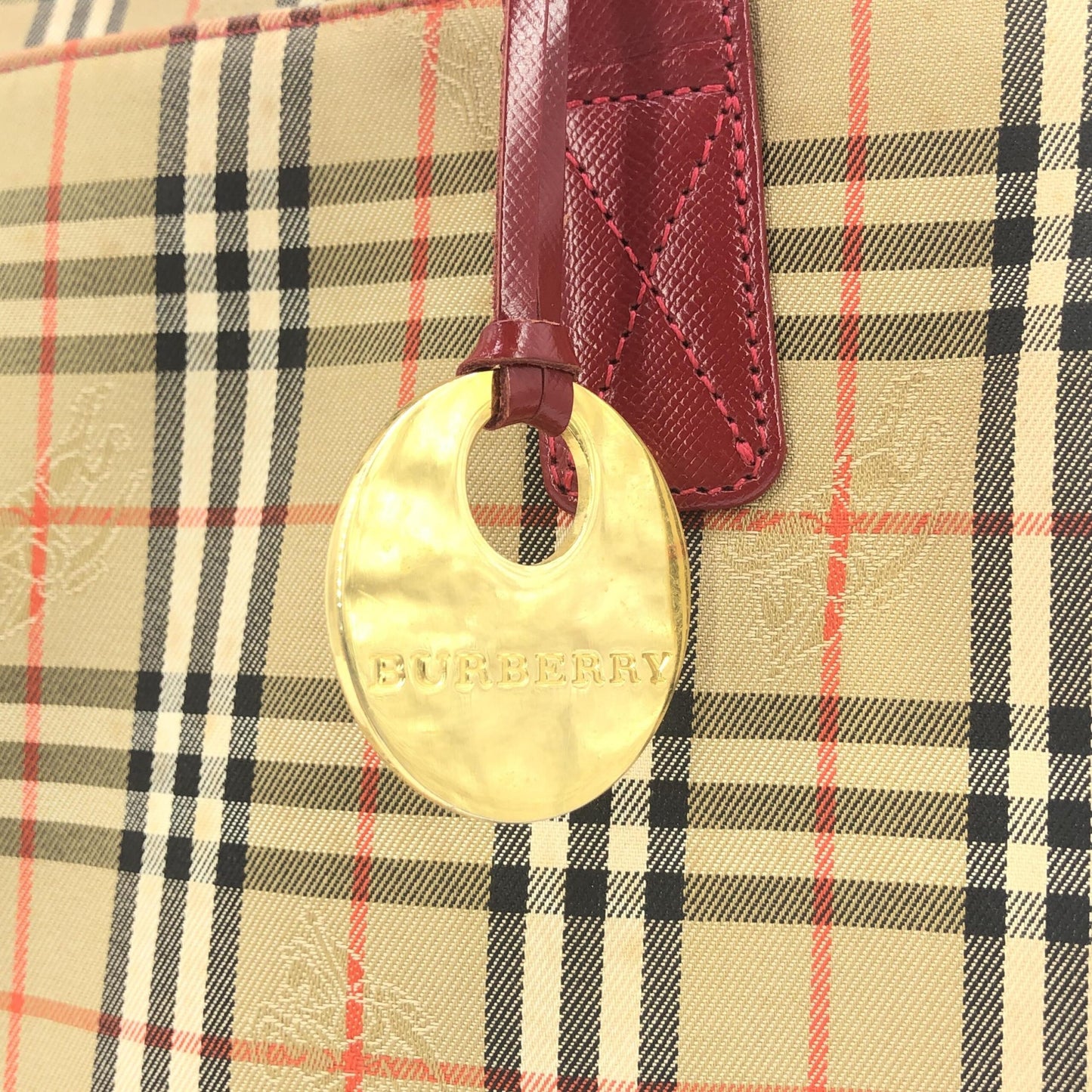 Burberry Nova Check Tote Bag - Preloved Elegance in B+ Condition