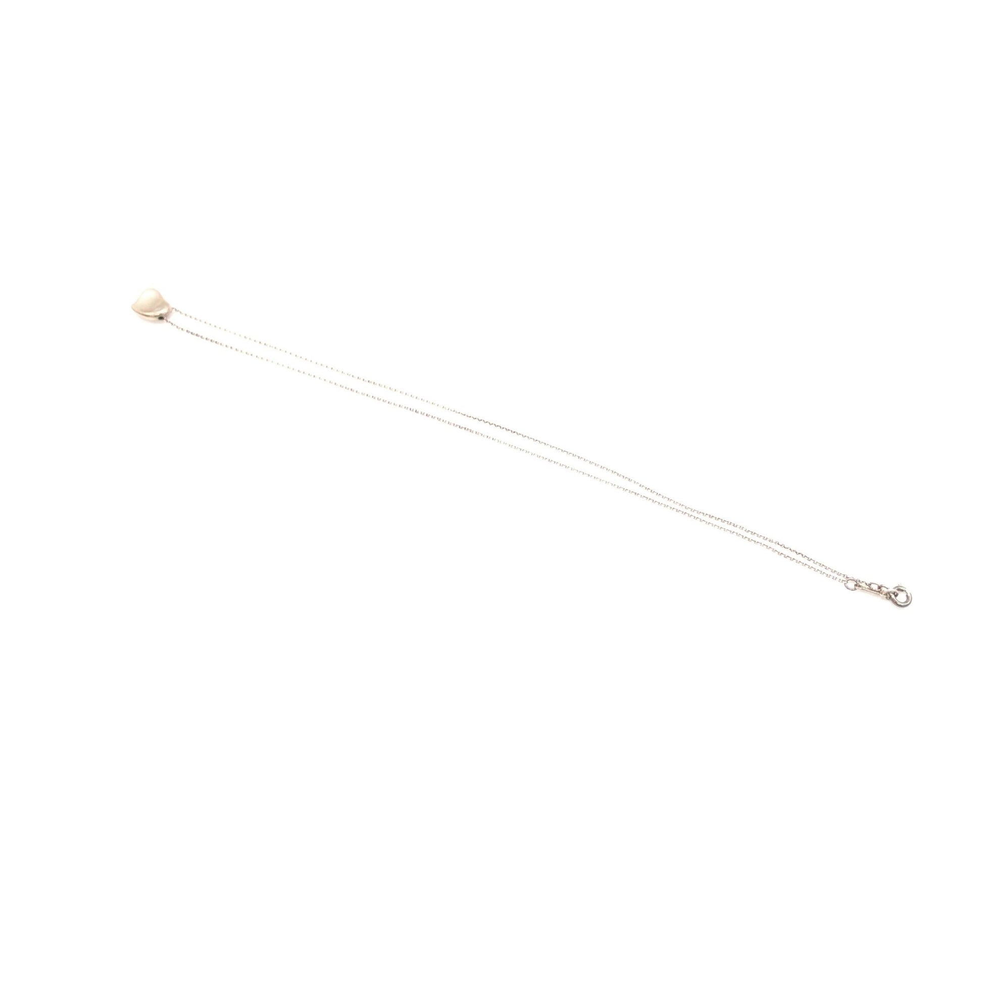 Tiffany & Co. Preloved Sterling Silver 925 Full Heart Necklace - Elegance Redefined