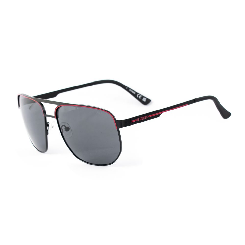 Guess Black Metal Sunglasses – 61mm UV Protection